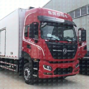 Refrigerated truck Dongfeng license plate