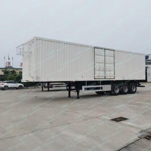 Box type semi-trailer (3-axle straight beam type)