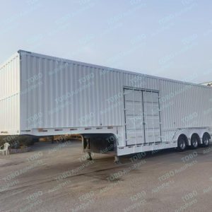Box type semi-trailer (3-axle goose neck type)