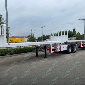 Flat semi-trailer (disheveled)