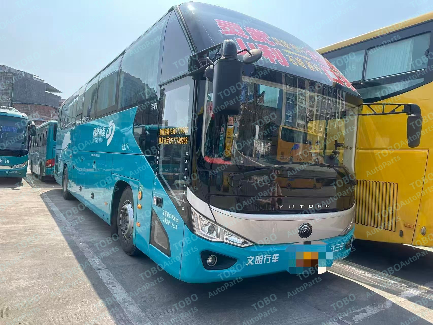 37 seater Yutong Bus, a second-hand quasi new car